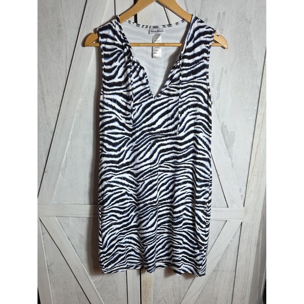 Tommy Bahama Zebra Print Swimdress/Cover-up Size S